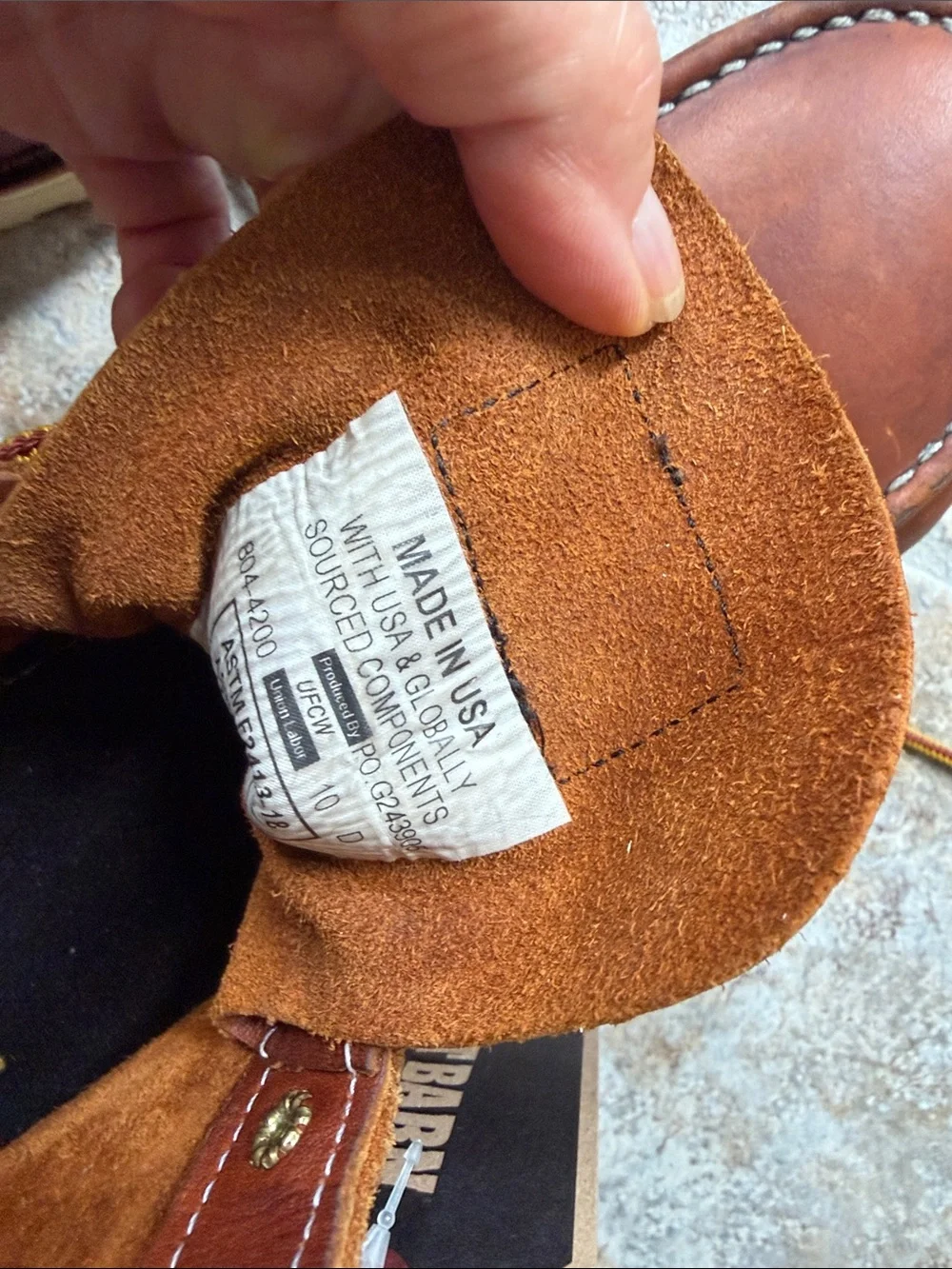 Thorogood 6” Steel Toe Wedge Sole Boot Size 10 D NWT